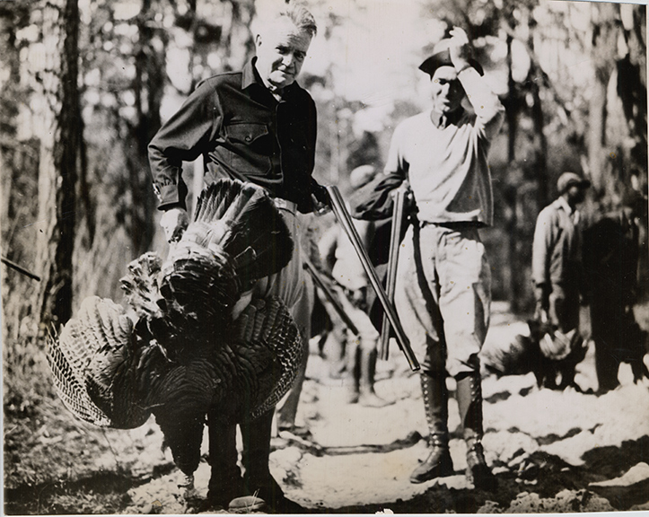 Halsey, William F. WWII United States Army Admiral Hunting at